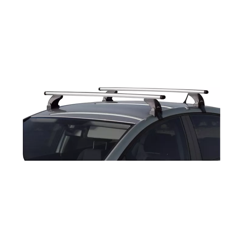 Střešní nosiče (příčníky) Green Valley ŠKODA Octavia III hatchback s fixačním bodem Alu hliníkový zamykatelný