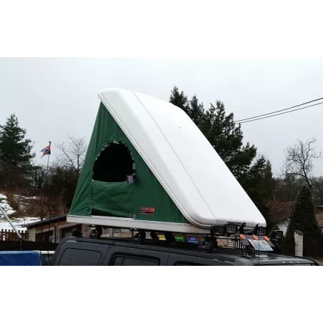 Autostan spací nástavba na střechu automobilu COLUMBUS WILD GREEN SMALL 2